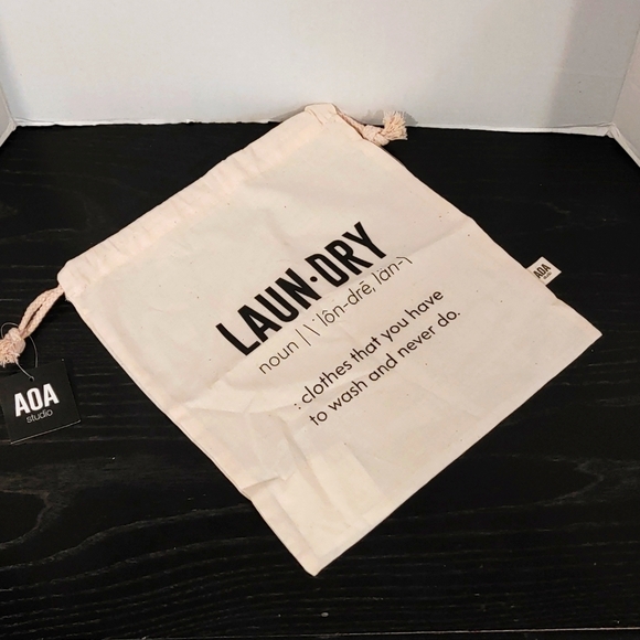 Other - AOA Studio LAUN*DRY Drawstring Bag